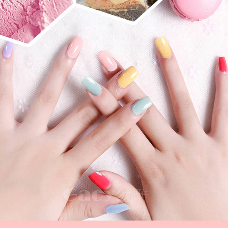 10 мл Macaron Color s УФ гель лак для ногтей светодиодный маникюрный отмачиваемый