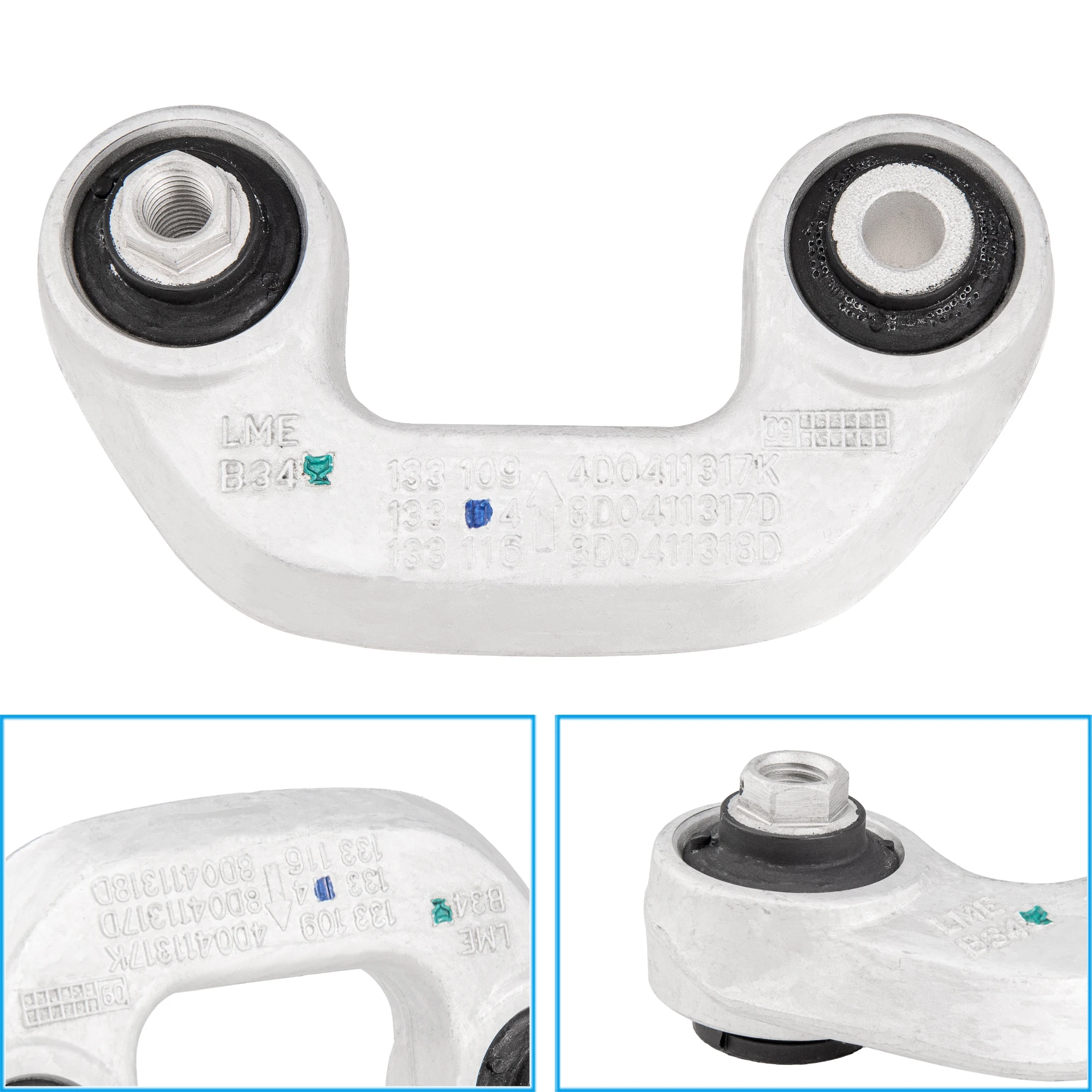 

OEM Front Right Suspension Stabilizer Bar Link 8E0411318 8E0-411-318 For Audi A4 S4 RS4 2002-2009