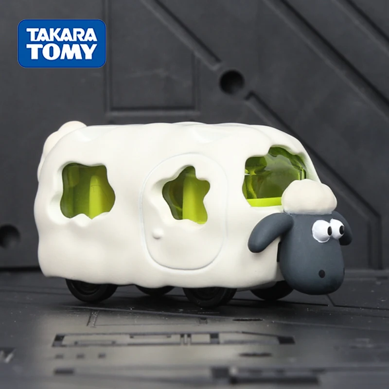Такара Томи подлинный Шон овечка Милая Металлическая Модель автомобиля игрушки