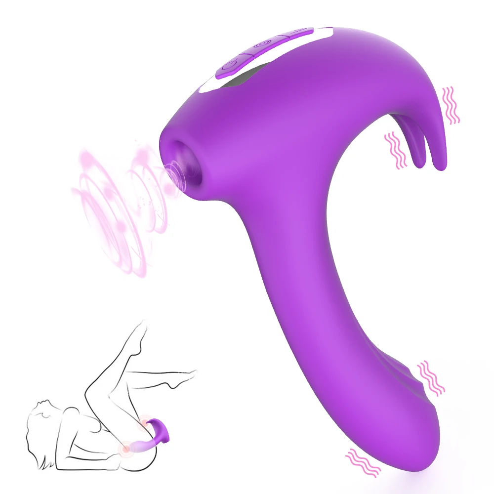 Вибратор для сосания сильная вибрация AV палочка 3 мотора Массажер сосков