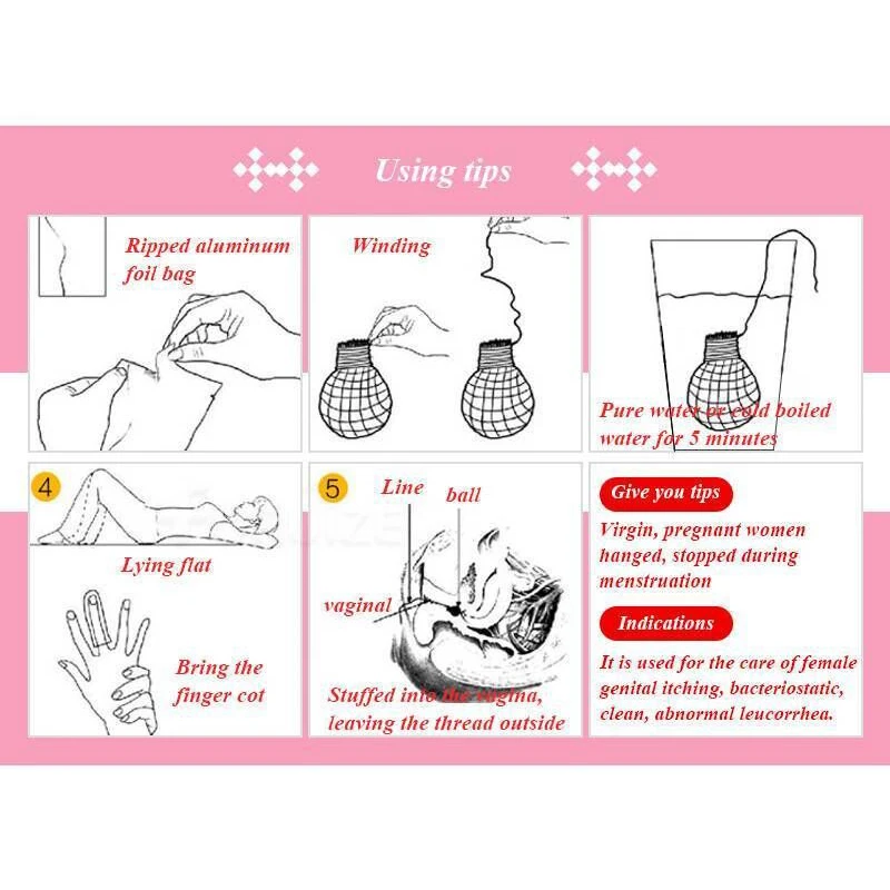 

1pack Beautiful Life Medicine Vaginal Tampons Swabs Yoni Pearls Swab Tampon For Women Discharge Toxins Gynecological Cure Care
