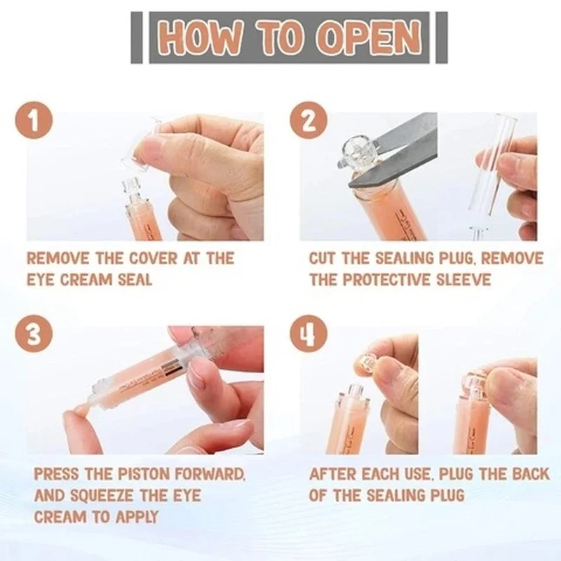 

Amazing Eye Cream Anti Puffiness Wrinkles Eye Bag Removal Cream Long Lasting Effect Fine Lines for Women Men 2 Minutes Instantly