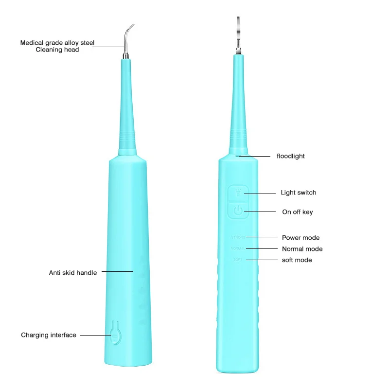 

3 Modes Electric Ultrasonic Sonic Dental Scaler Tooth Calculus Remover Cleaner Tooth Stains Tartar Whiten Teeth Remove