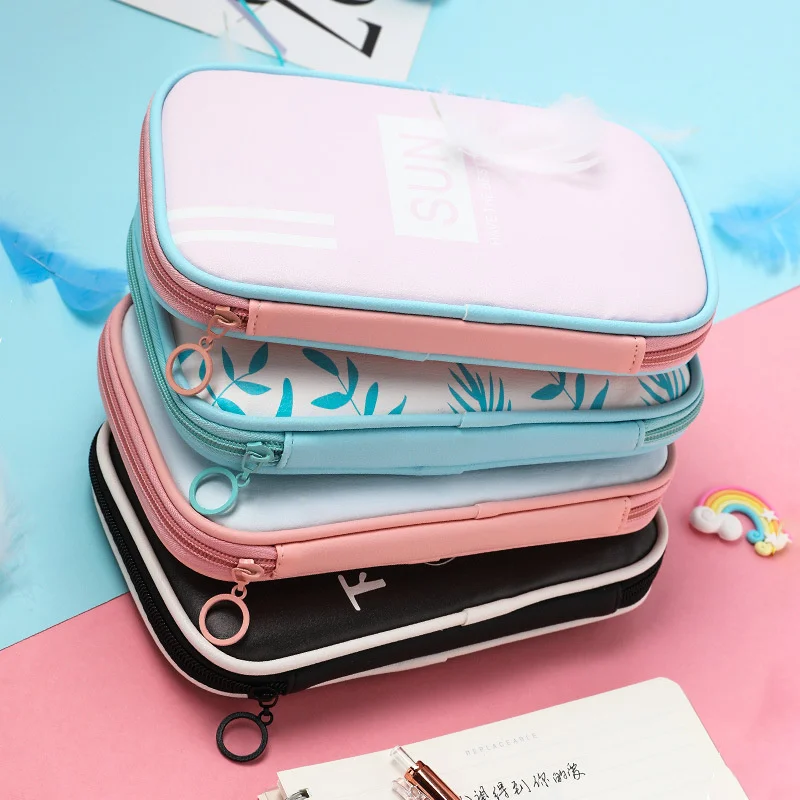 

Student Pencil Case Female Creative Pencil Bag EVA Waterproof Cute Multi-function Large-capacity Pencils Cases Student Pen Bags