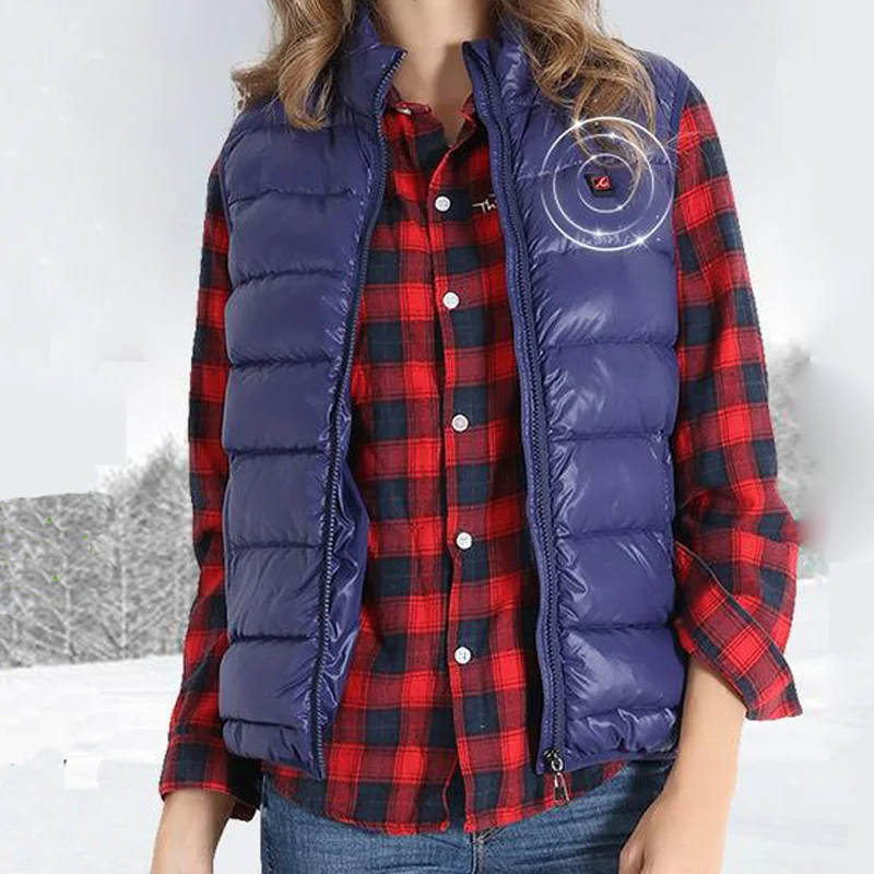 Женская зимняя уличная с подогревом интеллектуальная USB Рабочая теплая куртка