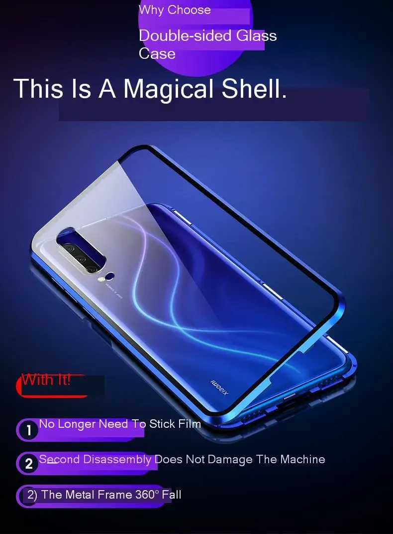 Роскошный чехол для Xiaomi mi A3 с двойным стеклом, Передняя Задняя панель, полная защита 360, прозрачная задняя крышка для Xiao mi Xio mi A3 9 lite t mi A3, чехол