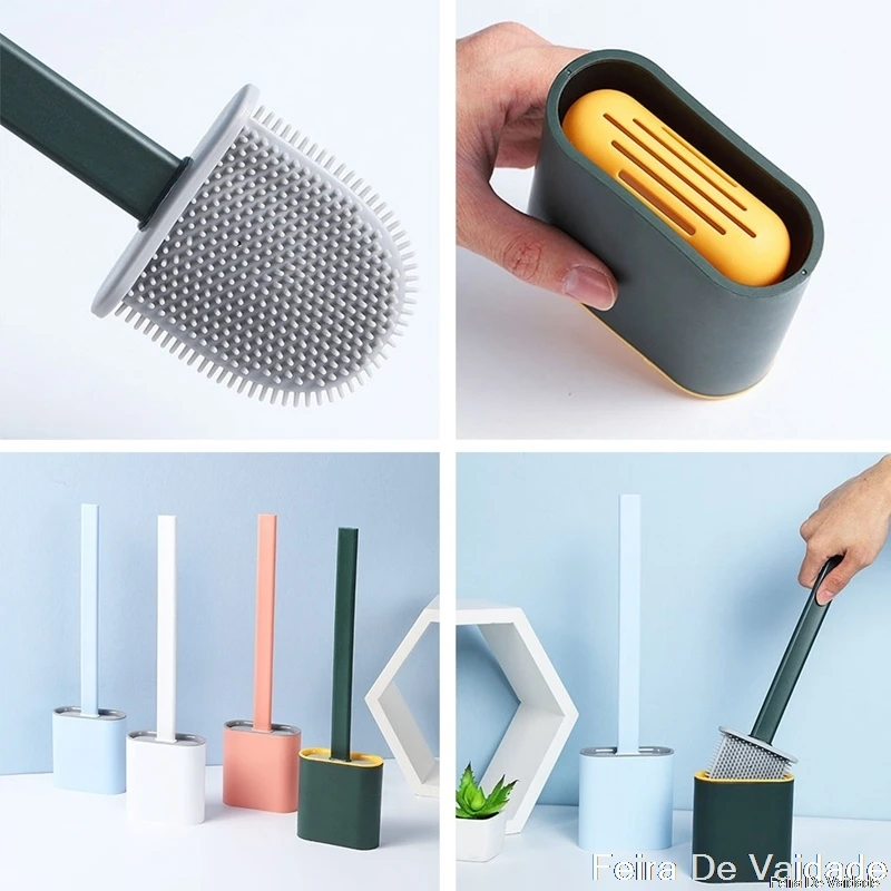 

Soft Bristle Plastic Long Handle Toilet Brush Holder Household Floor Scrubber Cleaner Bathroom Accessories