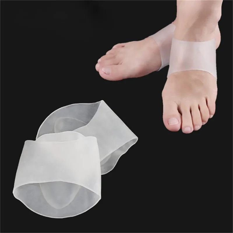 

1 пара СЭБС и белом цветах! Размеры S L код коврик для ног повязки Арка Стельки для ног оболочка Носки Массаж ноги! Создает обезболивающий эффе...