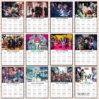 Новогодний календарь 2022 плакат аниме плакат искусство юютсу кайсенТокийский Мстителирассеиватель демоновнастенное Искусство Живопись Домашний декор холст