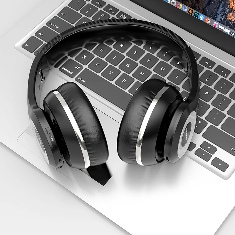 Фото Беспроводные наушники AUSDOM ANC10 с активным шумоподавлением Bluetooth 30 часов Беспроводные наушники AUSDOM ANC10 с активным шумоподавлением Bluetooth 30 часов