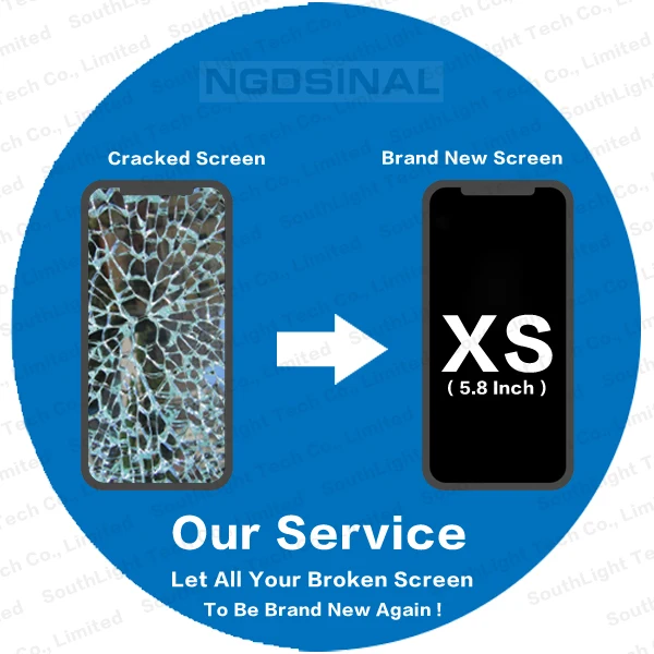 Обновление обновления ремонт услуги для iPhone X XR Xs Max 11 12 Pro сломанное стекло ЖК