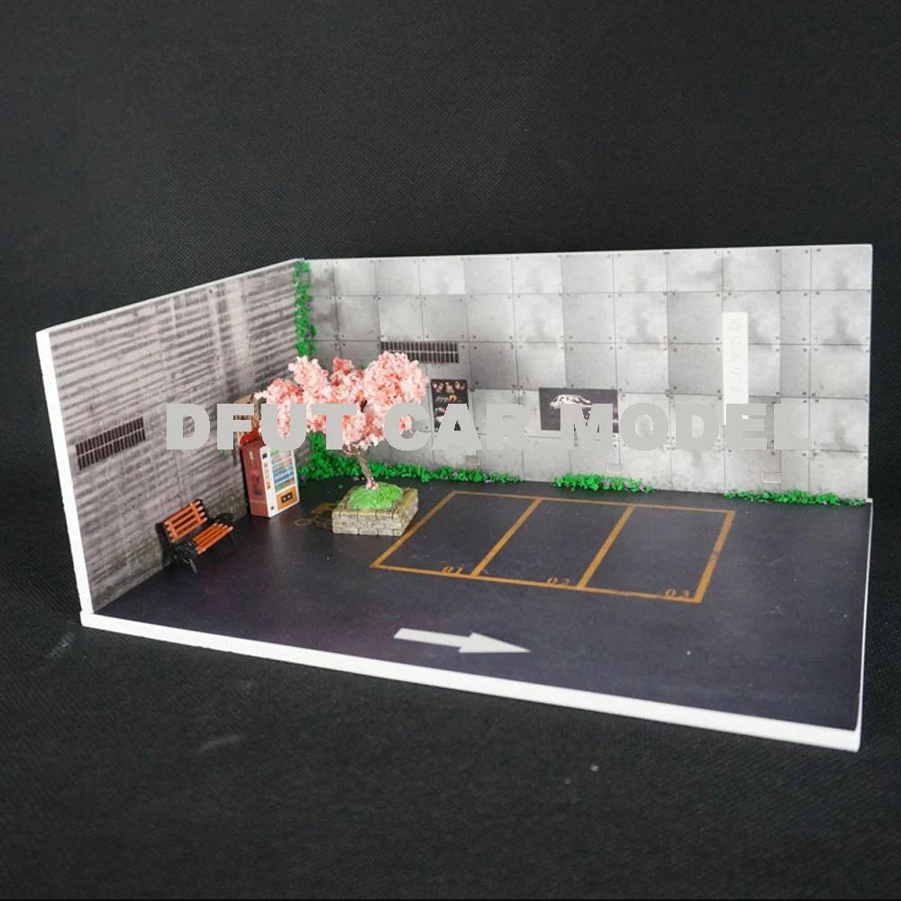 DIY1:64 модель автомобиля парковки материал упаковки подземный гаражный гаража