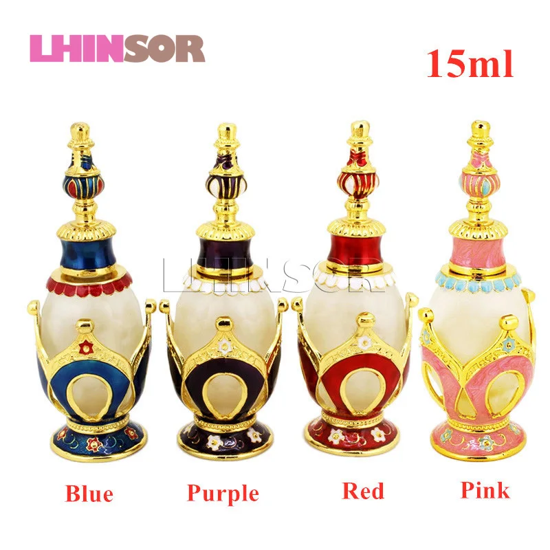 Металлический флакон для парфюма в арабском стиле металлический 15
