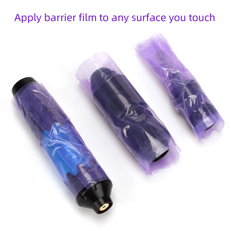 

1200 шт. Фиолетовый татуировки одноразовые черный/синий татуировки Клип шнур рукава мешки Чехлы для аксессуар для татуировки