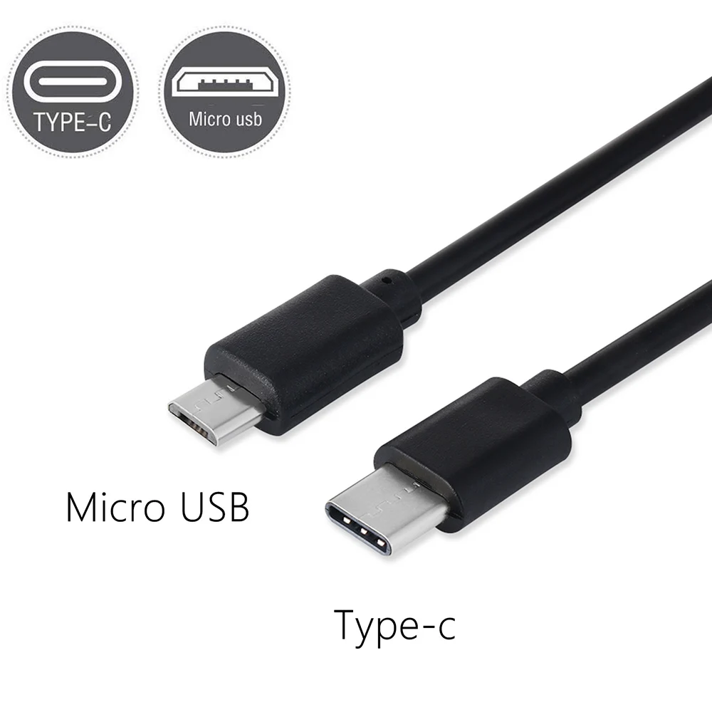 1 шт. 2021 новые Тип C USB-C к Micro USB Male-кабель для зарядки передачи и синхронизации OTG