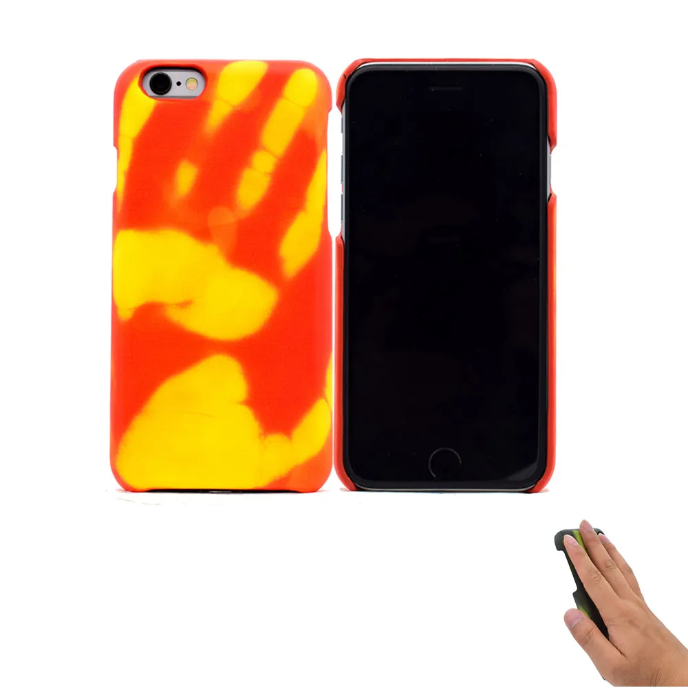 Мягкий чехол из ТПУ с изменяющимся цветом и термочувствительным датчиком для Iphone