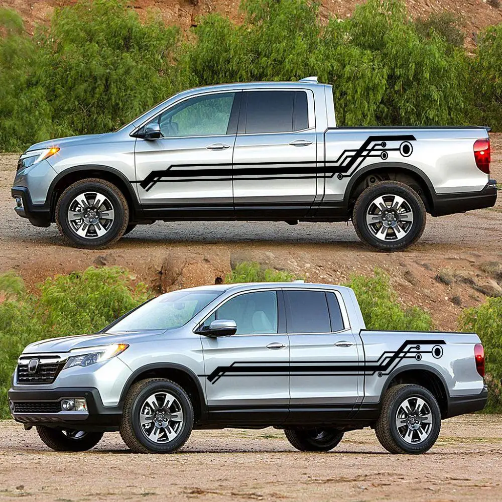 2 шт. наклейки на боковые двери автомобиля 235 см|Наклейки автомобиль| |