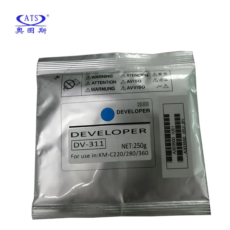 1 шт. 250 г порошок разработчика KMCY для Konica Minolta C 220 280 360 совместимый с C220 C280 C360