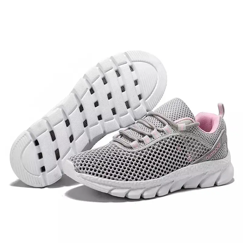 

New Canvas Men's Casual Shoes 2021 Summer Mesh Lace Up Men's Wedges Sneakers Fashion Breathable Light Plus Size Men Shoes