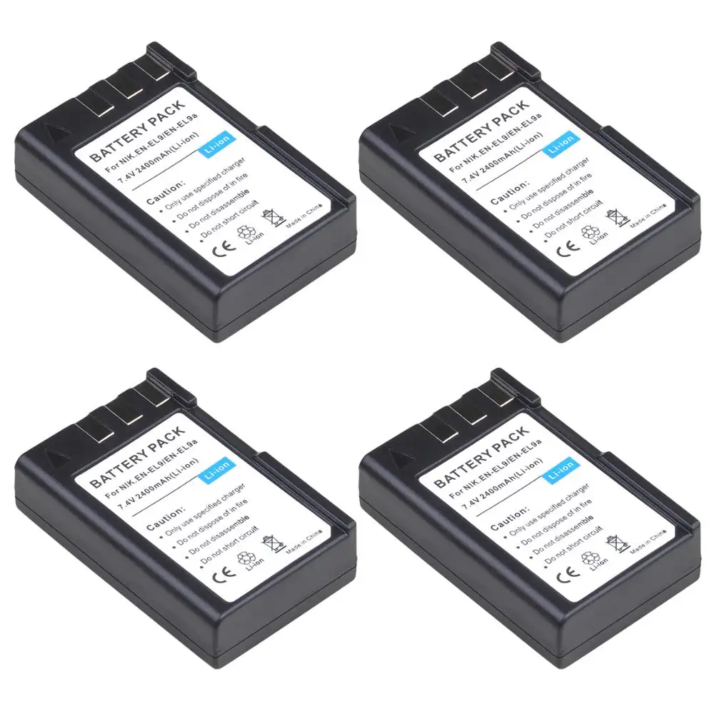 

7,4 V 2400mAh EN-EL9 ENEL9 ENEL9a EN EL9 Сменный аккумулятор для цифровой камеры Nikon D40 D40X D60 D3000 D5000