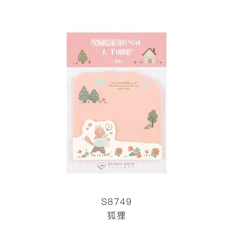 30sheets/pack Fairy Stories Kawaii Sticky Notes Memo Pad School Supplies Planner Stickers Stationery - Цвет: D