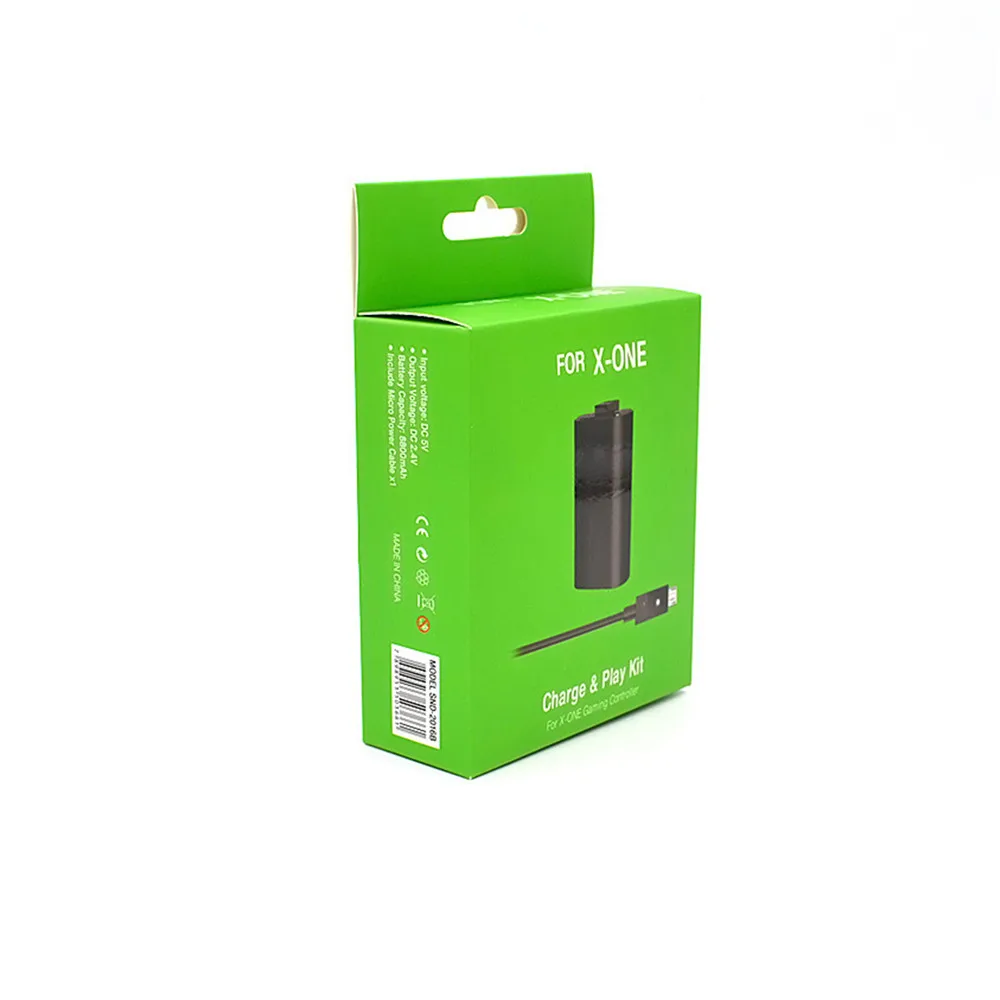 Перезаряжаемые Батарея &amp зарядный кабель для передачи данных XBOX один