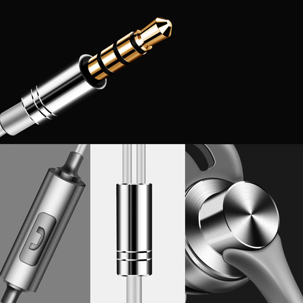 FDBRO наушники вкладыши цинковые из сплава HiFi для телефона металлические капельки
