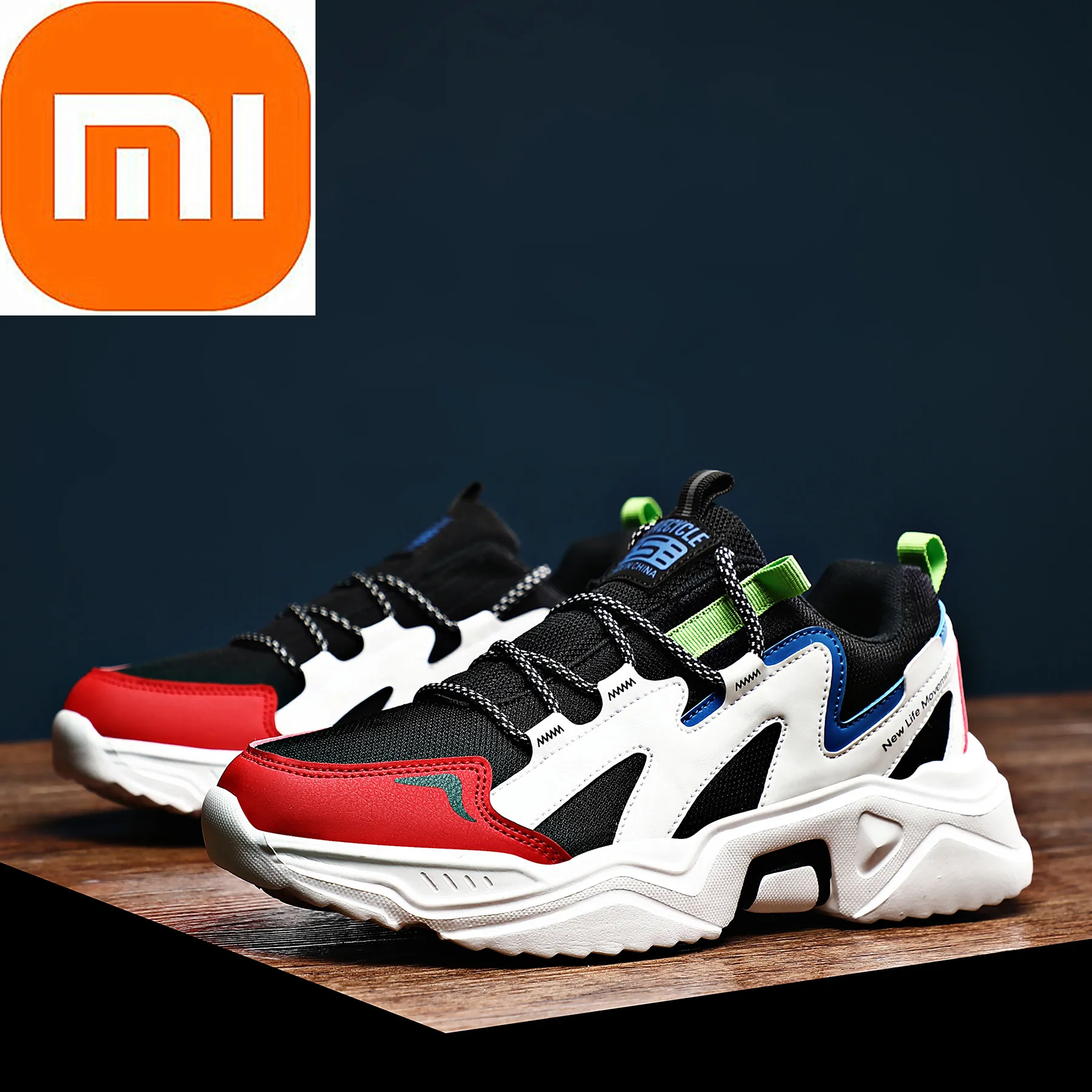 

Size 35-46 Mijia Sneaker Mi Men's Running Shoes xiaomi Sport Outdoor New Uni-Moulding Comfortable and Non-slip Sneakers