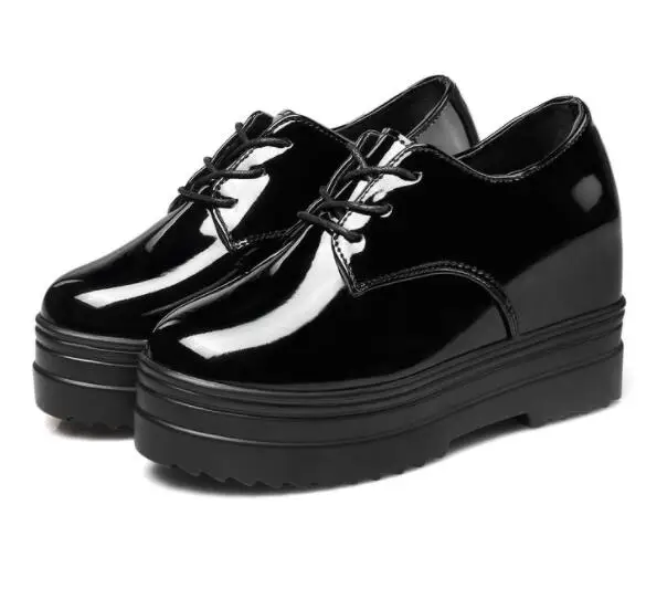 10 FeiYiTu криперы, женская обувь zapatos mujer; популярная обувь Повседневное Винтаж на резиновой подошве обувь на платформе Для женщин женские туфли на плоской подошве плюс размер 35–39 - Цвет: 10