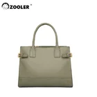 Ограниченный! Женская сумка на плечо ZOOLER, черная дизайнерская сумка из натуральной кожи, SC980