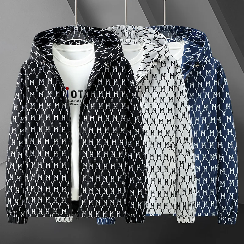 Мужская куртка-бомбер с капюшоном размеры до 4XL-10XL | одежда