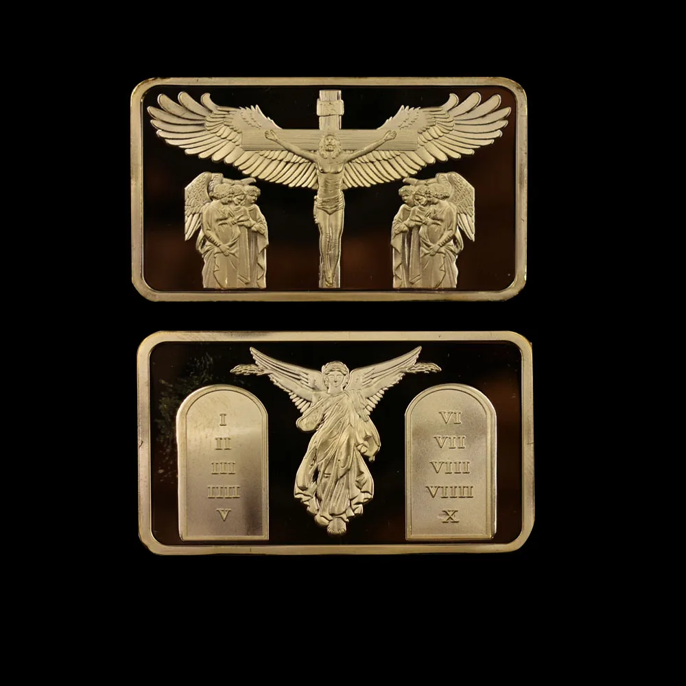 Памятная монета Иисуса крест восстановления христианская вера памятная