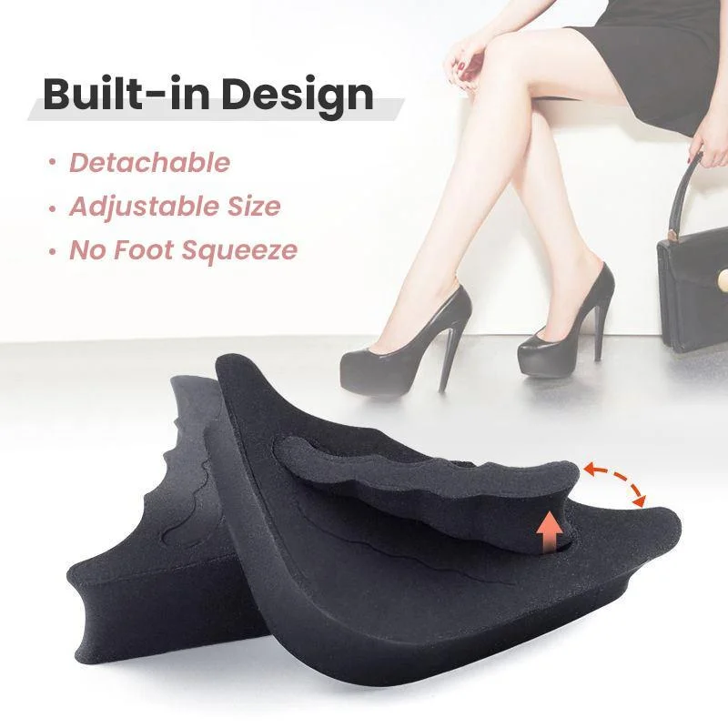 

1pair Women High Heel Hollowed-Out Toe Plug Insert shoes Toe Front Filler Cushion Anti-pain Protector Adjustment Sponge Forefoot
