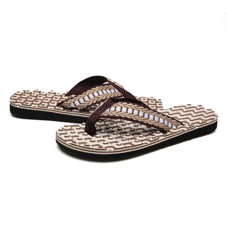 

New Arrival Summer Men Flip Flops High Quality Beach Sandals Anti-slip Zapatos Hombre Casual Shoes Wholesale Man Shoes
