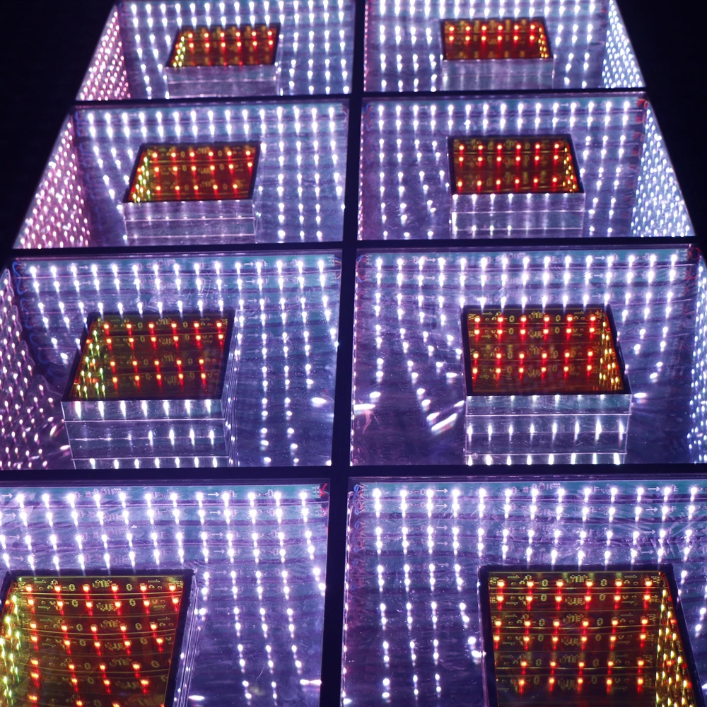 Зеркало для свадебного декора TIPTOP 3D Led танцевальный Пол со временем и эффектом