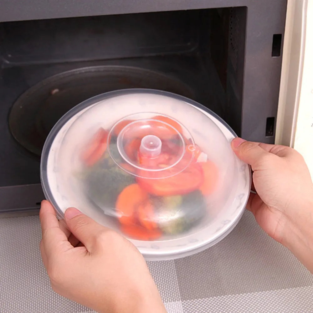 1 шт. пластиковая крышка для микроволновой печи прозрачная с вентиляционными