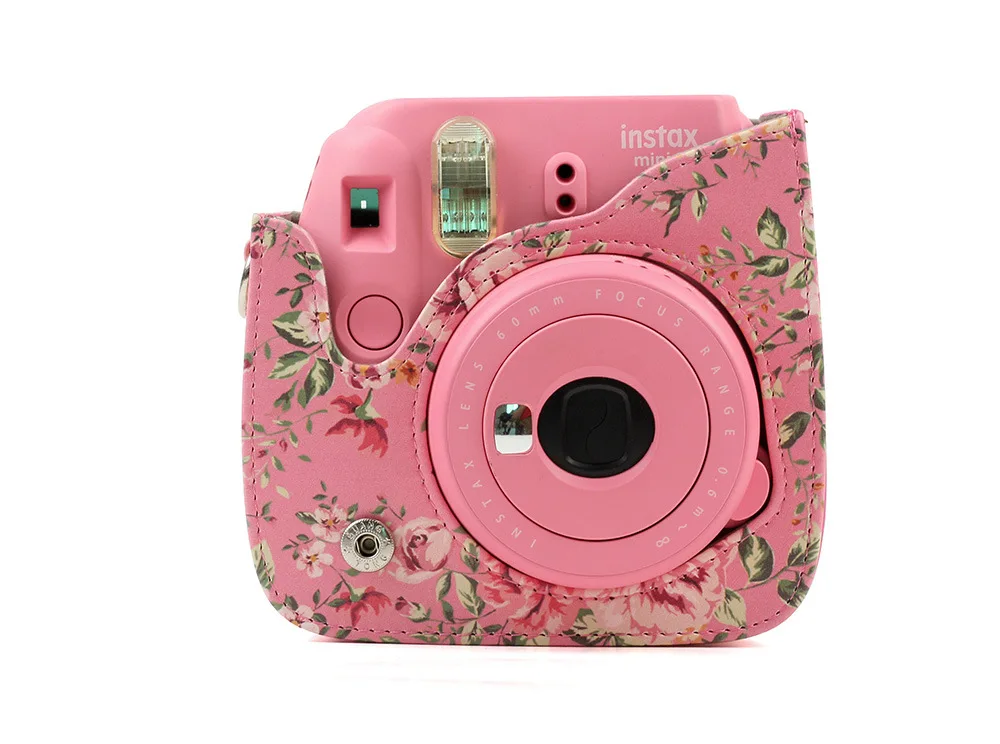 Polaroid Mini8/8+/9 сумка для камеры через плечо разноцветный кожаный чехол для камеры защитный кожаный чехол