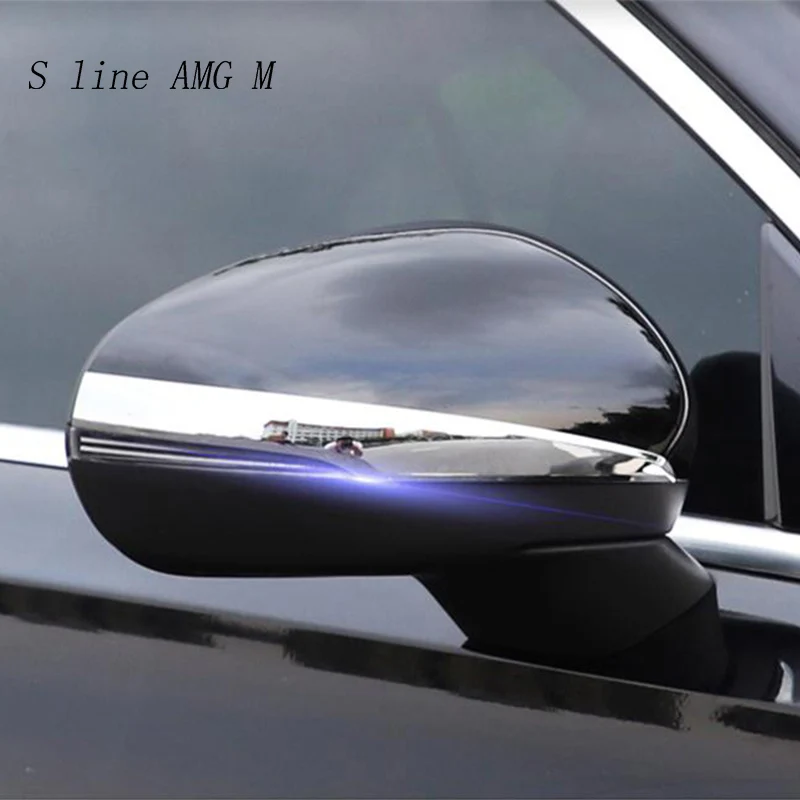 Стайлинг автомобиля зеркало заднего вида декоративная раковина полоса Защитная