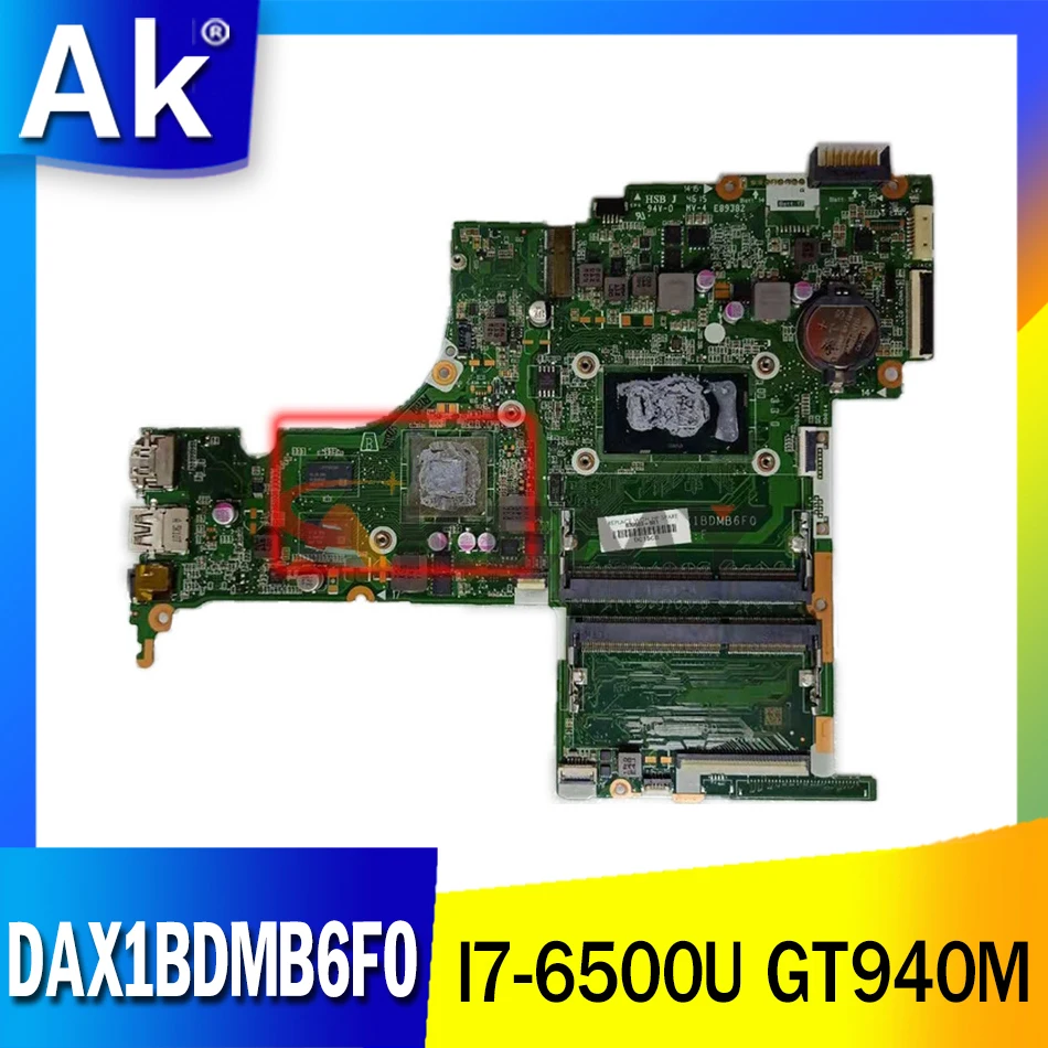Материнская плата для ноутбука Akemy 810335-601 810335-001 HP Pavilion 14-AB 14-AN 14-AN098NR SR2EZ I7-6500U GT940M