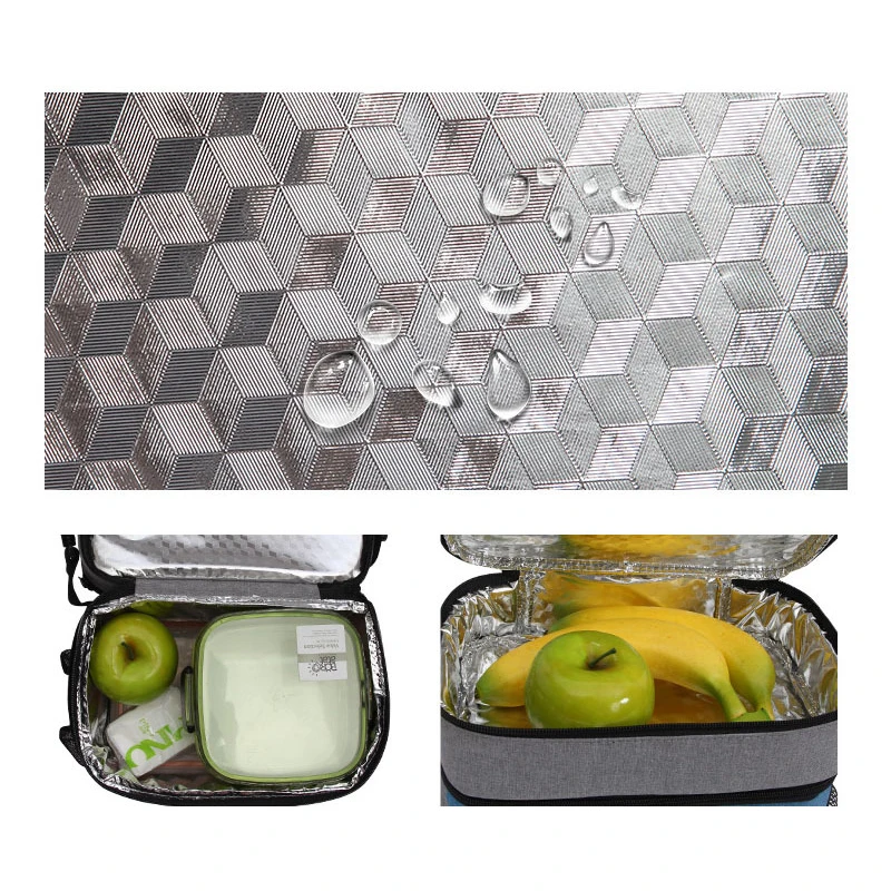 Ткань Оксфорд креативная двухслойная сумка-холодильник сумки Доставка еды