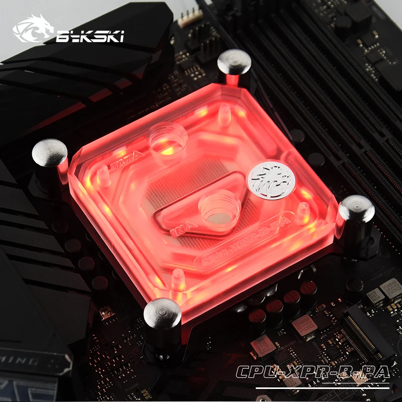 Bykski процессор водного блока использовать для AMD RYZEN3000 AM3/AM3+/AM4 X570 материнская плата разъем RGB поддержка 5 в 3PIN GND разъем к материнской плате