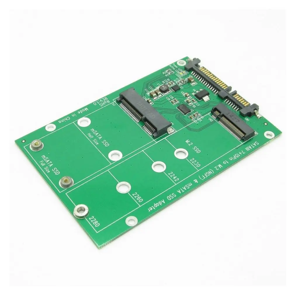USB 3 0 7 + 15 Pin жесткий диск для mSATA & NGFF M.2 SSD 2 в 1 Combo Mini PCI E адаптер конвертер ридер