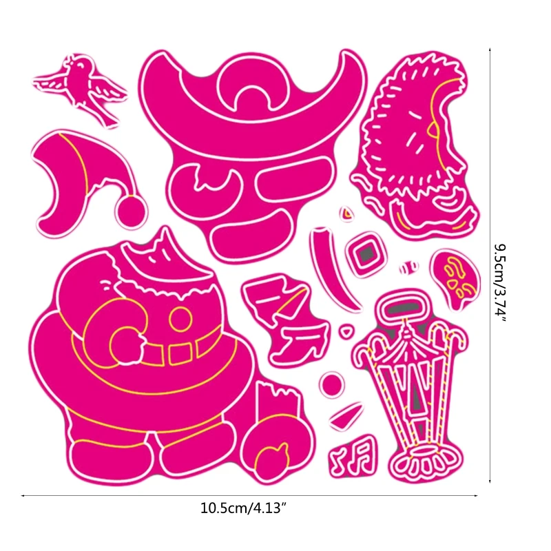 

Christmas Santa Claus Metal Cutting Dies 2020 Stencil Scrapbooking DIY Album Stamp Paper Card Decor Craft New For 2020