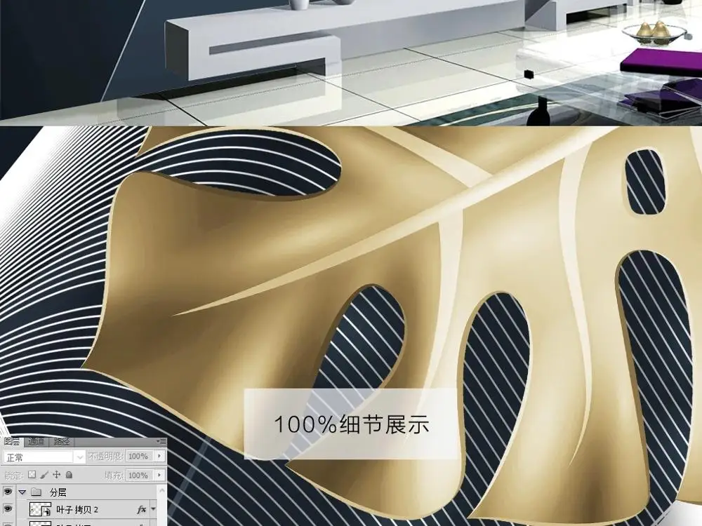 Большие настенные 3D обои на заказ современные креативные Объемные с