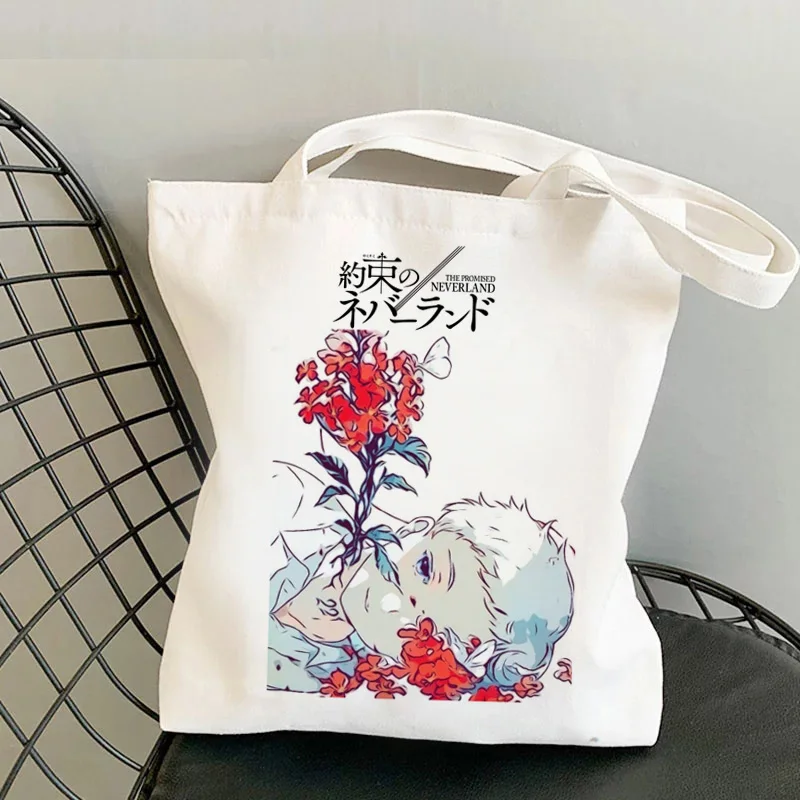 

Многоразовая Джутовая сумка для покупок the assurance Neverland, Экологически чистая сумка для продуктов