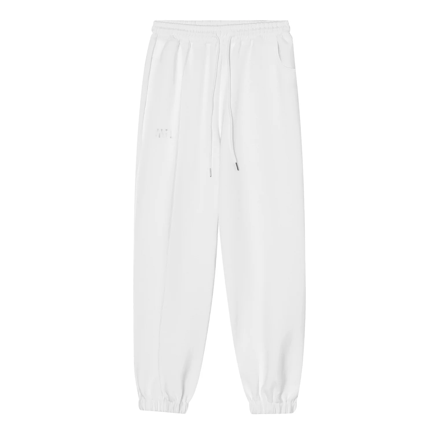 

MTL men's wear - 2021 spring new Korean loose letter elastic waist drawstring solid color Leggings men's wear