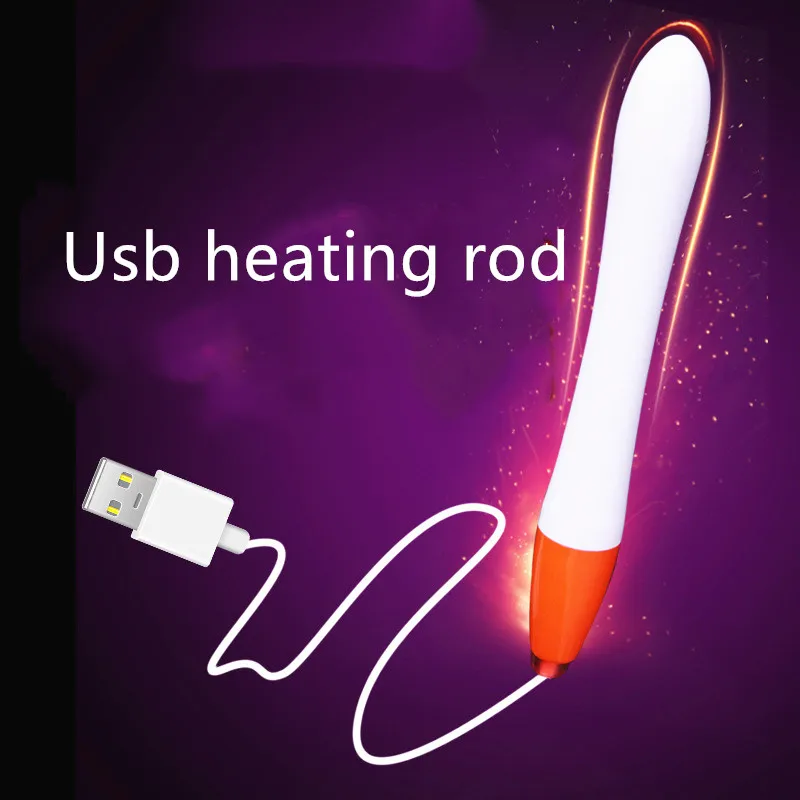 1 шт. USB нагревательный стержень Вагина теплая палочка фонарь эротические
