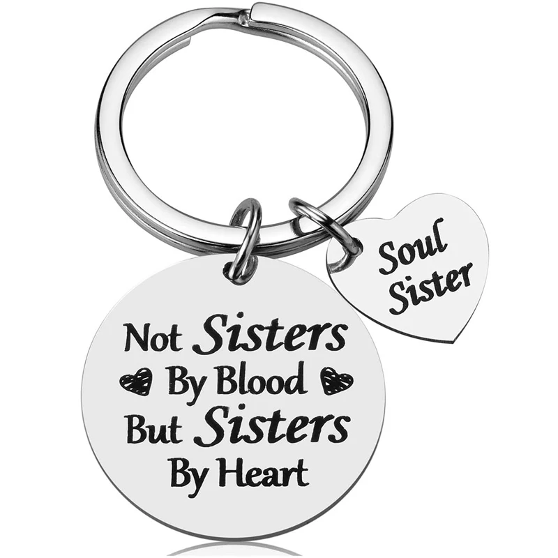 Брелок дружбы с сердцем для женщин подарок на день рождения лучшего друга