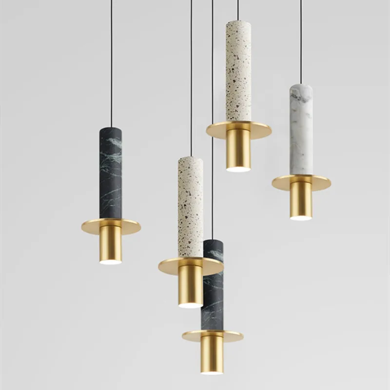 Роскошная люстра в современном стиле индивидуальный художественный мраморный