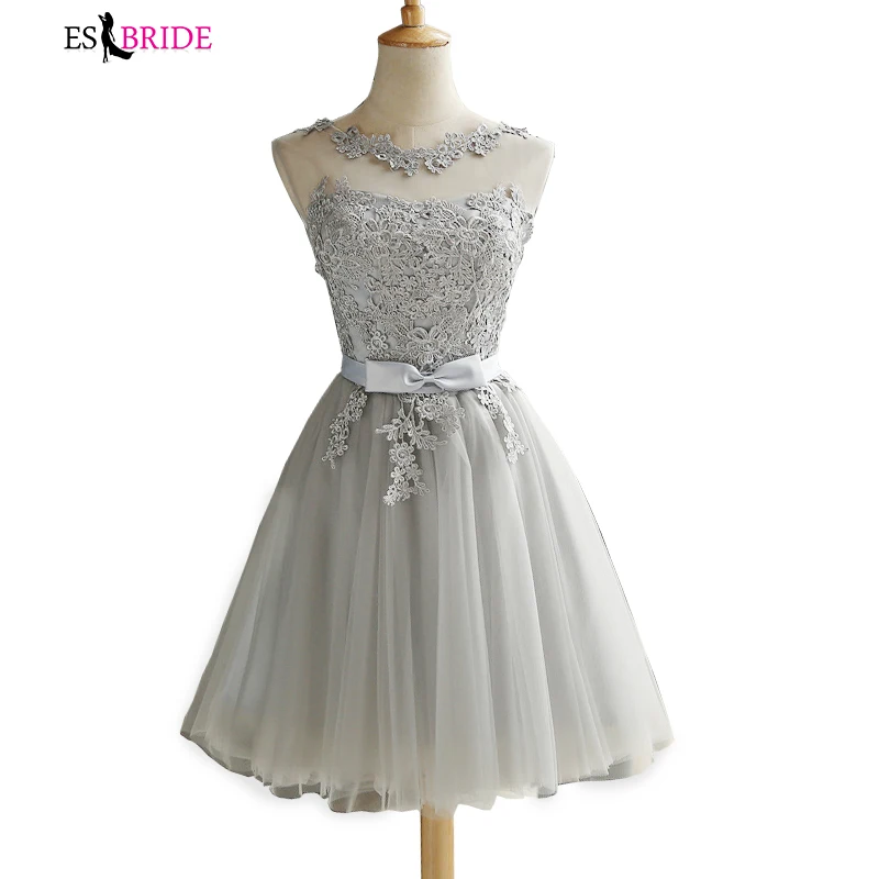 Кружевные вечерние платья короткое официальное вечернее платье для выпускного